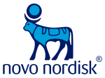 Novo Nordisk logo.