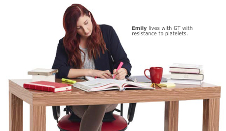 Lady studying at a table