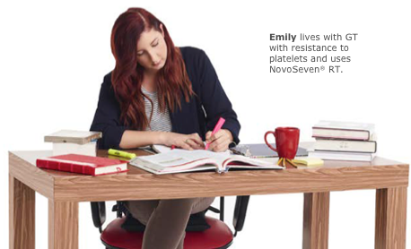 Lady studying at a table