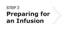 Step 2: Preparing for an Infusion tab