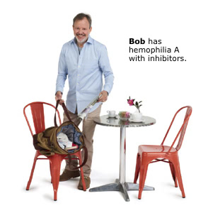 Bob has hemophilia A with inhibitors